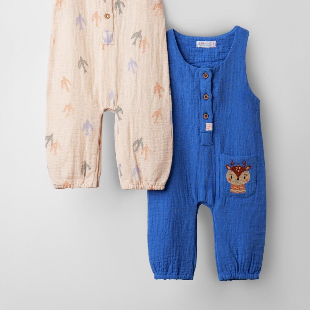 Newborn Unisex Romper Combo – Prewashed &  Easy Snap Closure