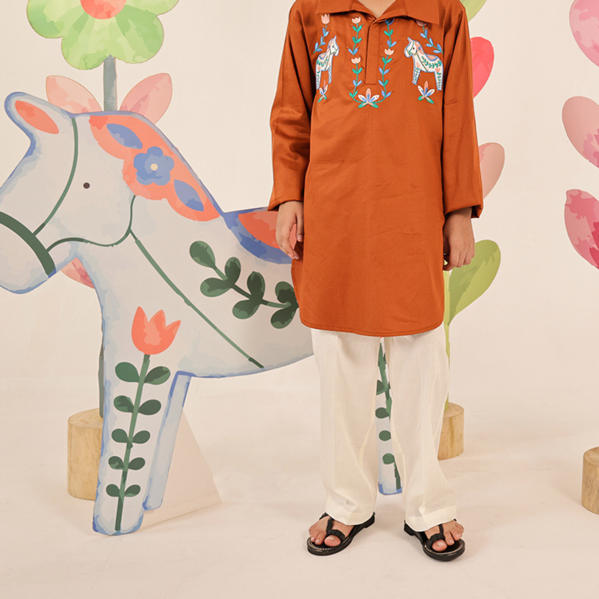 The Companions Pathani Kurta Set