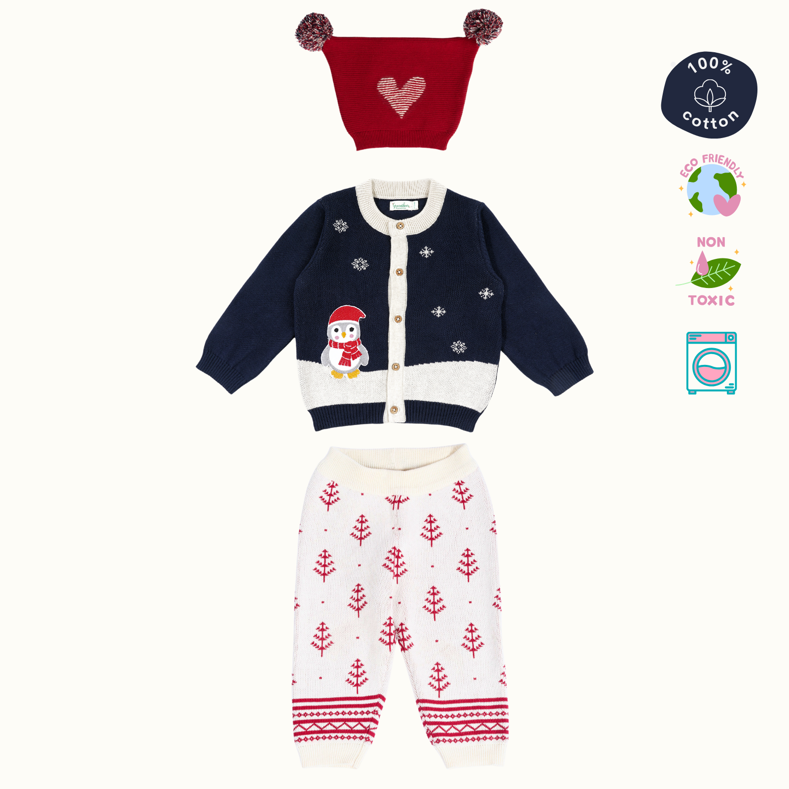 Merry Co-Ord Set with Beanie