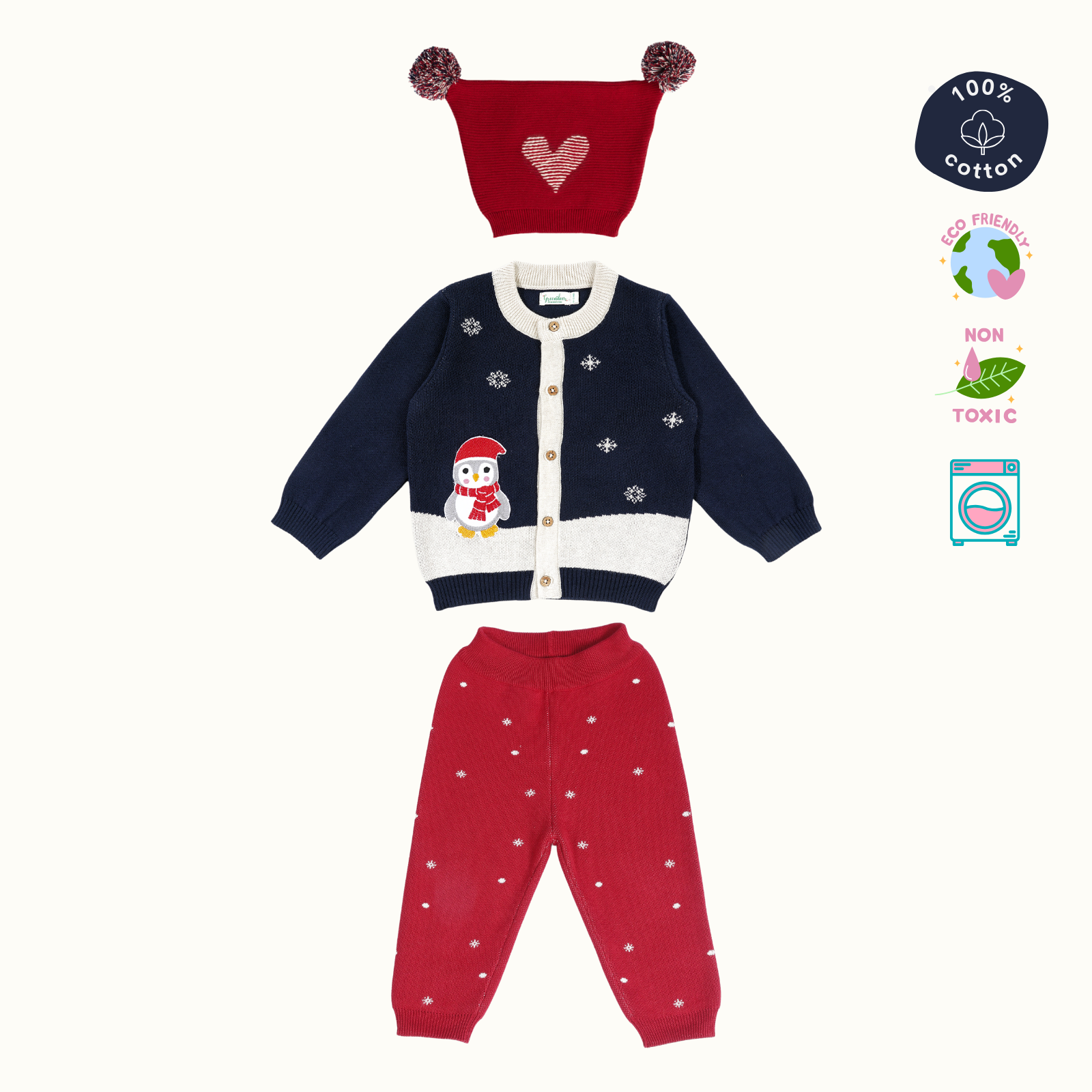 Merry Co-Ord Set with Beanie