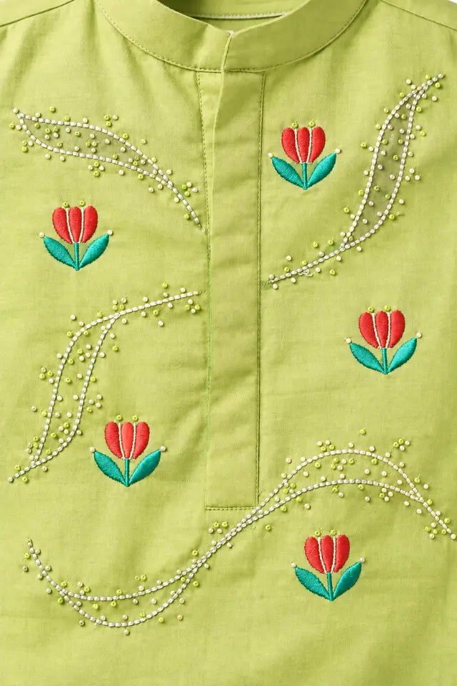 Pistachio Green-Kurta Design Product