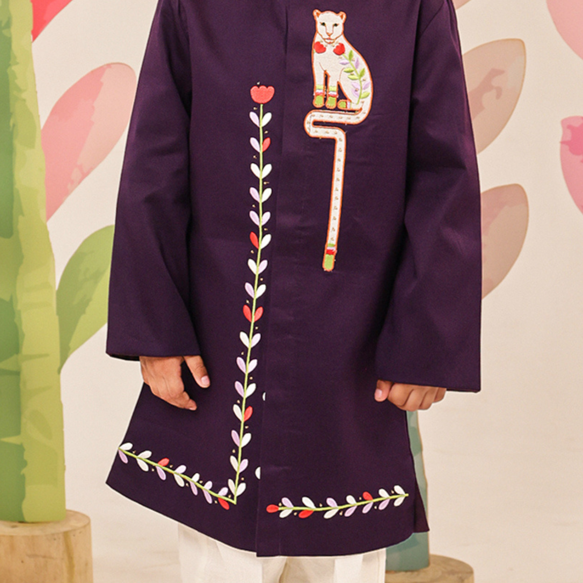 The Wanderer Achkan 3pcs Set