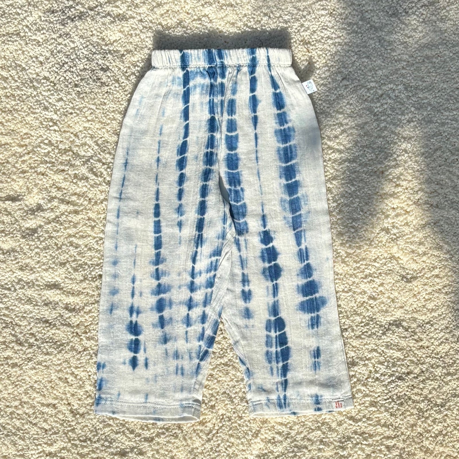 100% Cotton Resort Pant Greek Blue