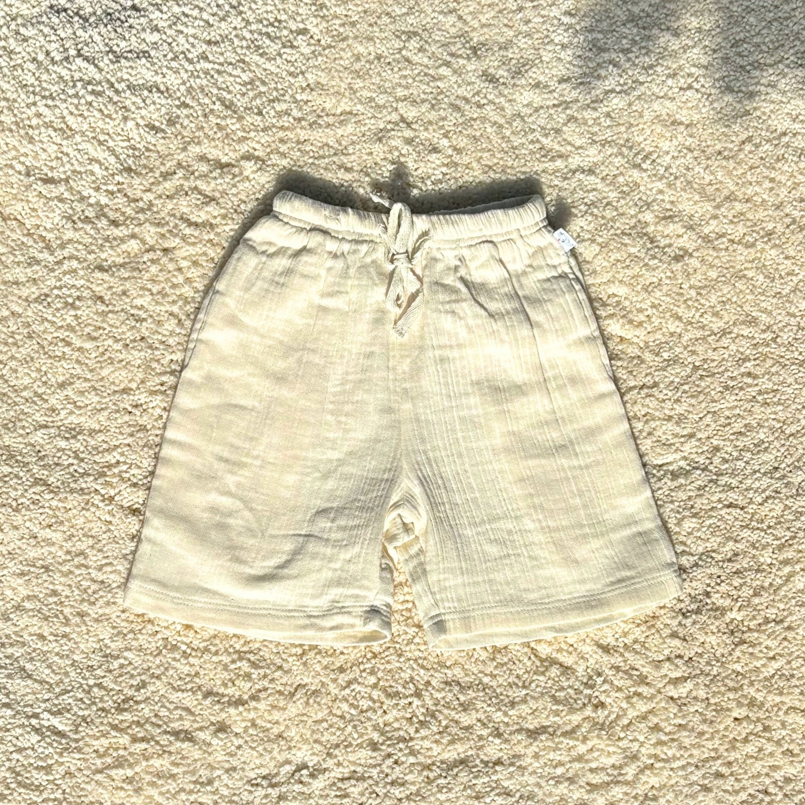 100% Cotton Resort Shorts Off White