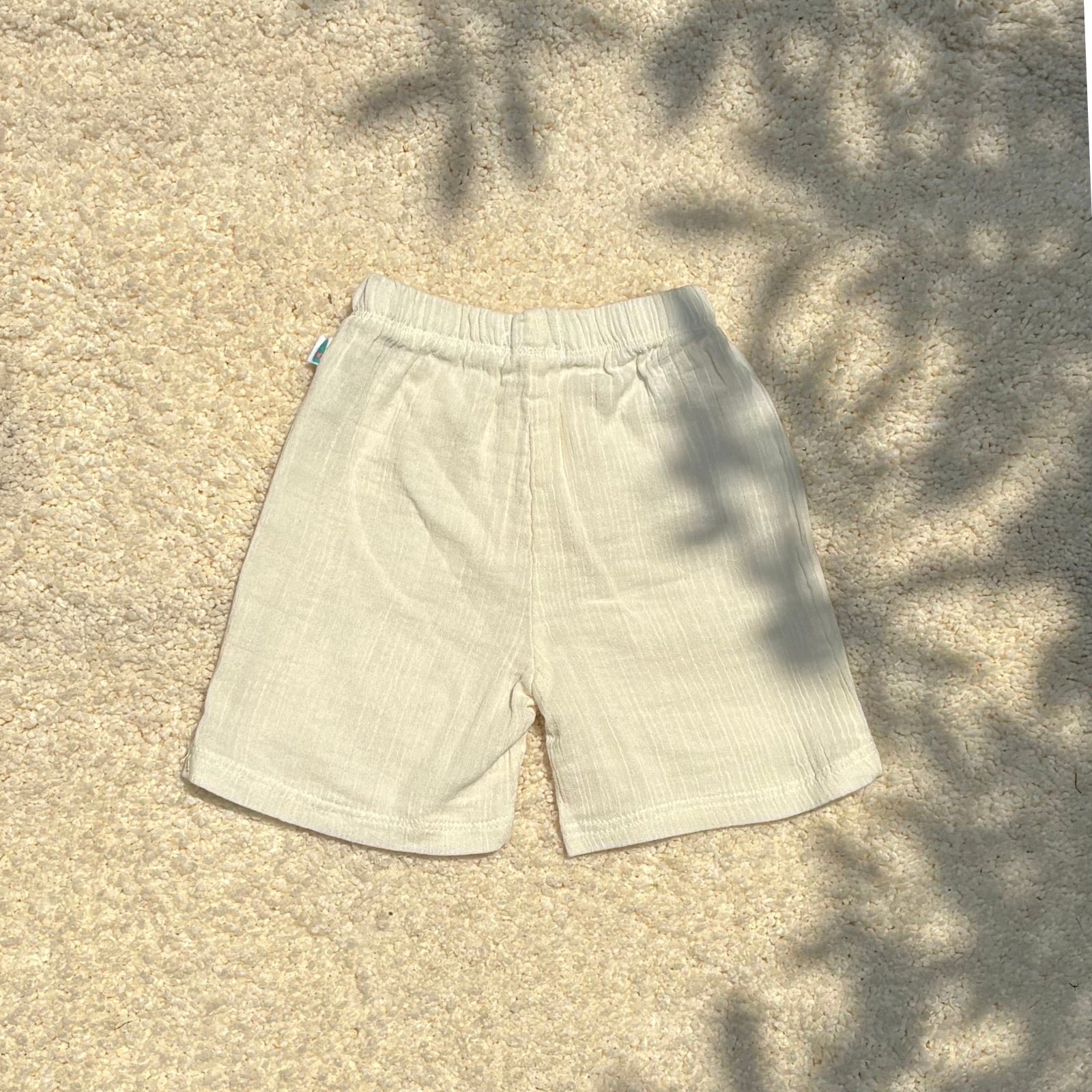 100% Cotton Resort Shorts Off White