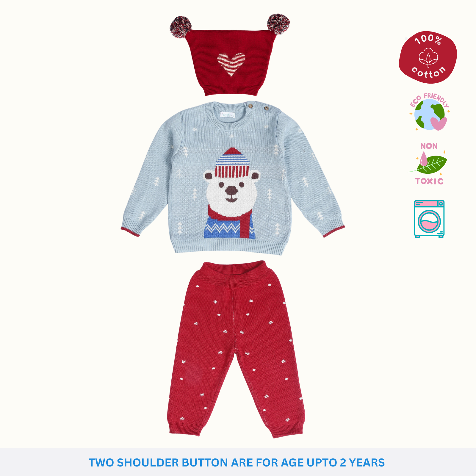 Merry Co-Ord Set with Beanie