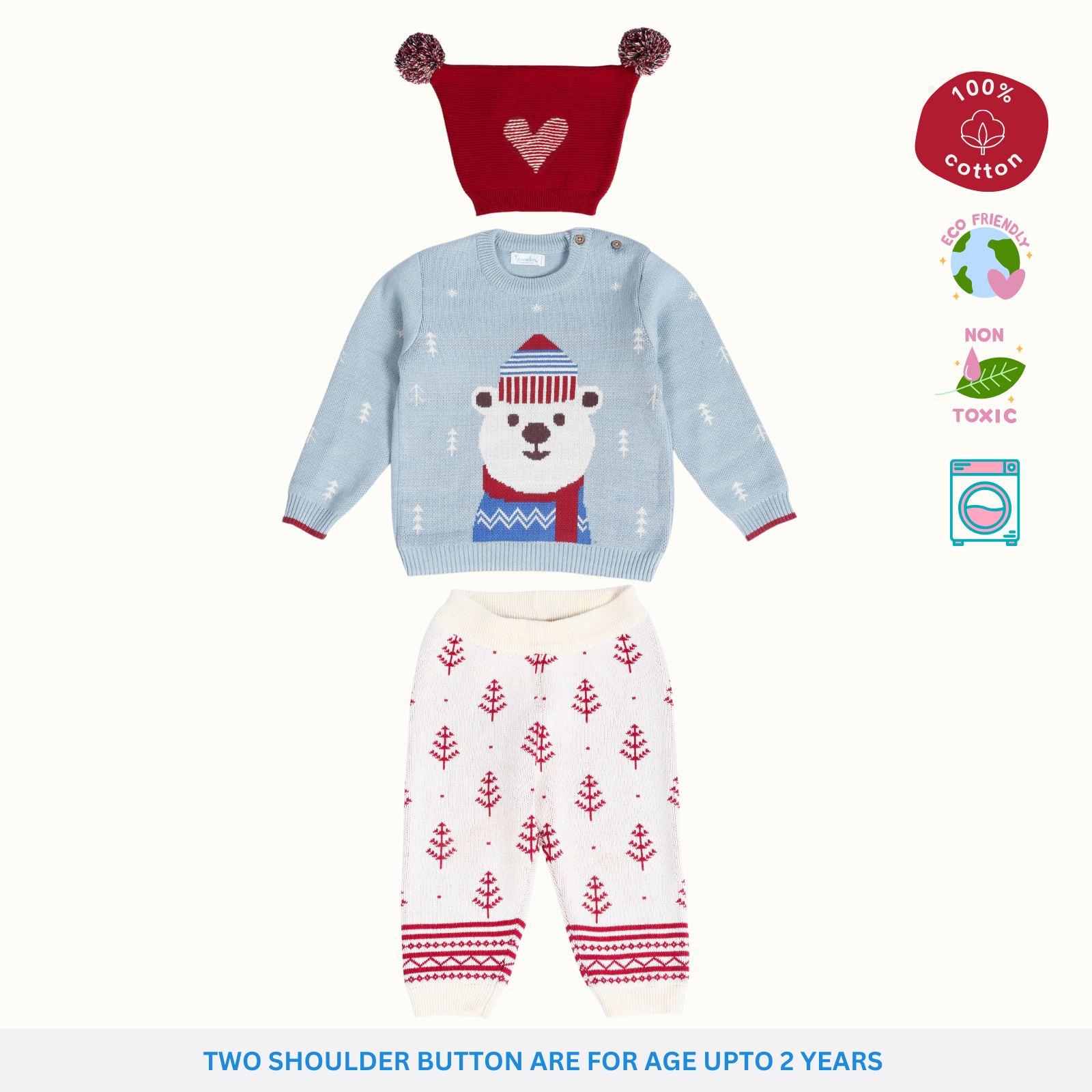 Merry Co-Ord Set with Beanie