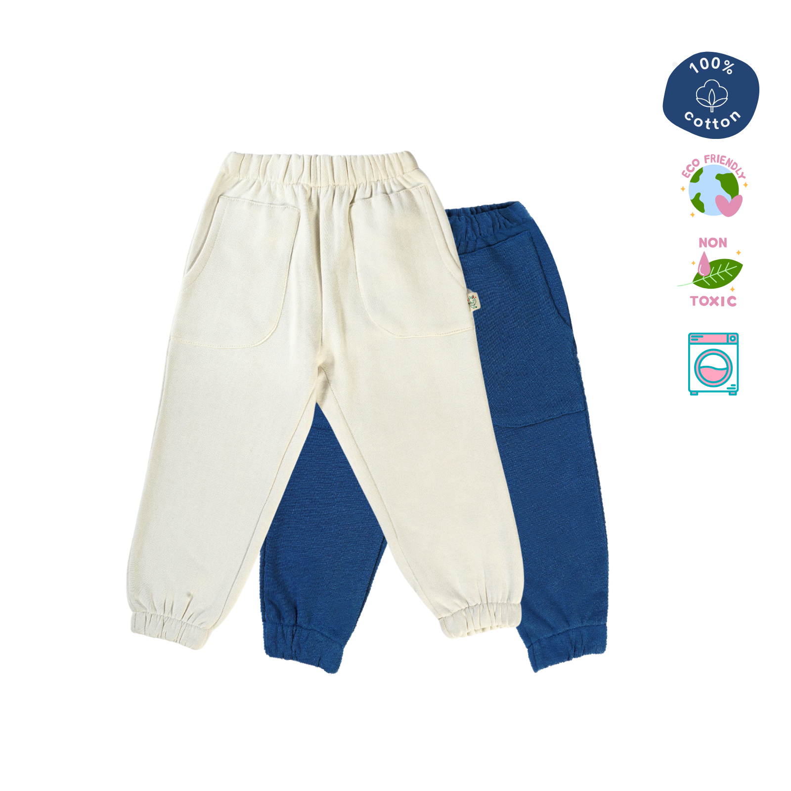 100% Cotton Sweat Pant Combo (Pack of 2)