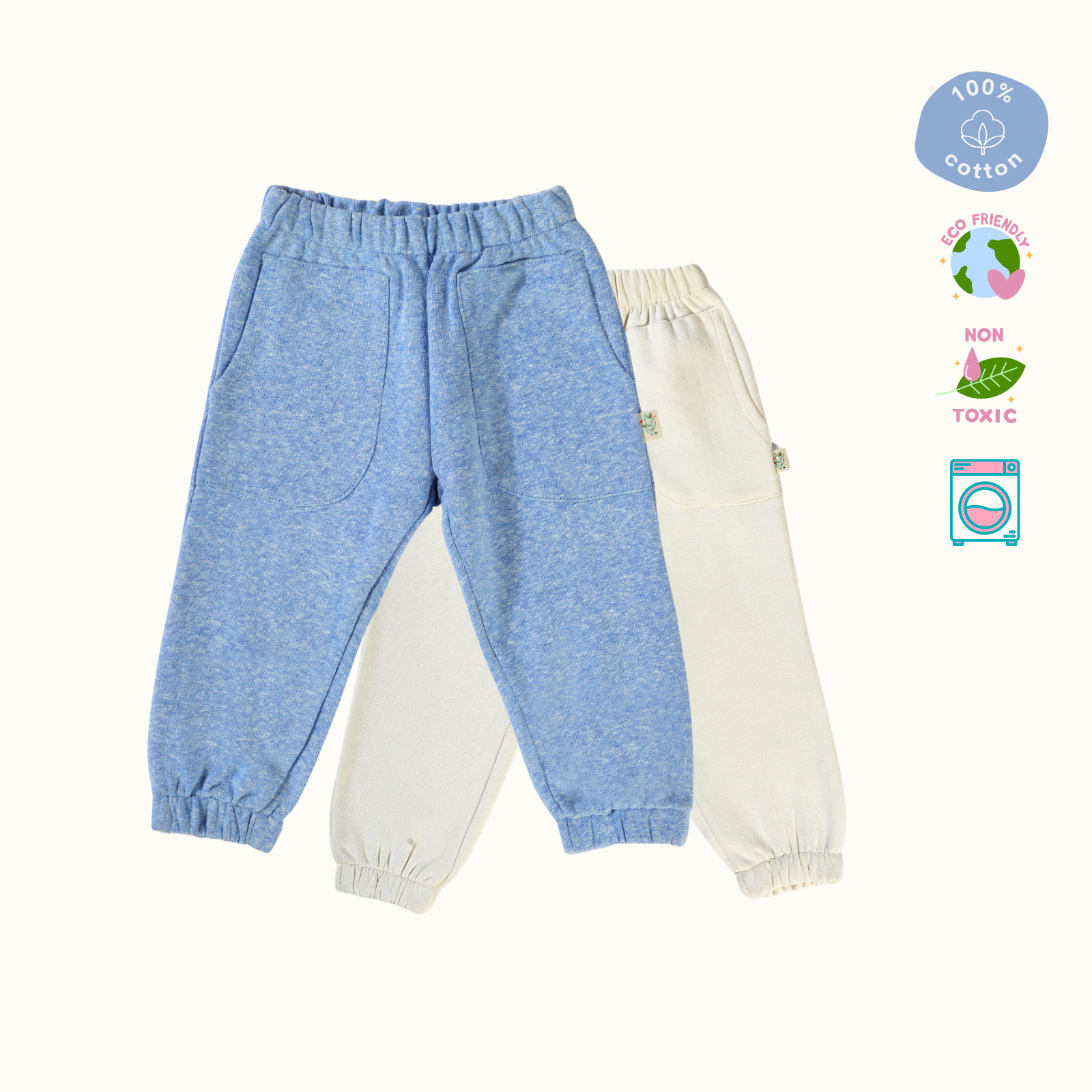 100% Cotton Sweat Pant Combo (Pack of 2)