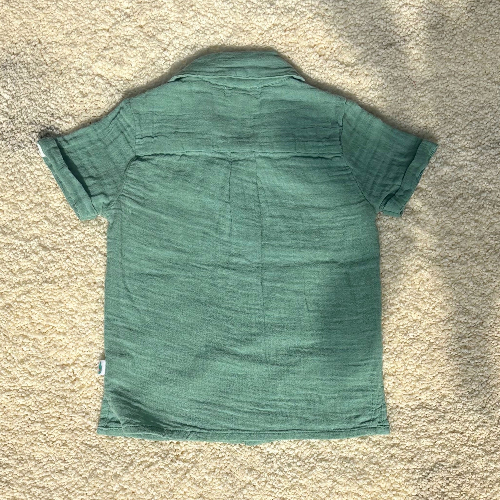 Resort Collar Shirt with Resort Short Sea Weed