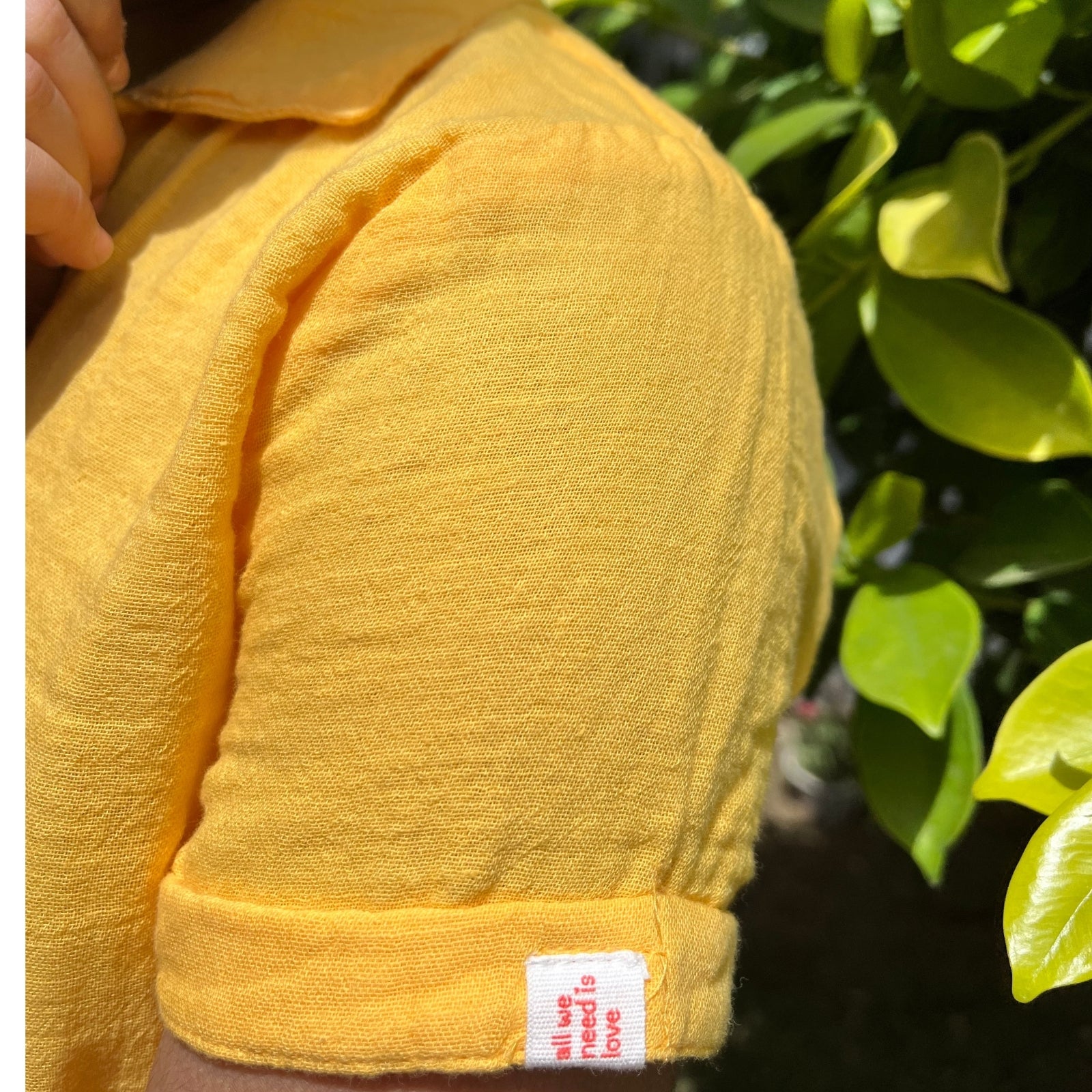Resort Collar Shirt with Resort Short Yellow & White
