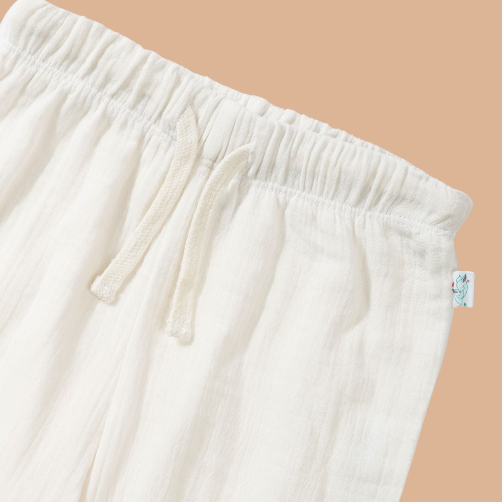Greendeer Marigold Yellow Kurta with White Pants in Cotton