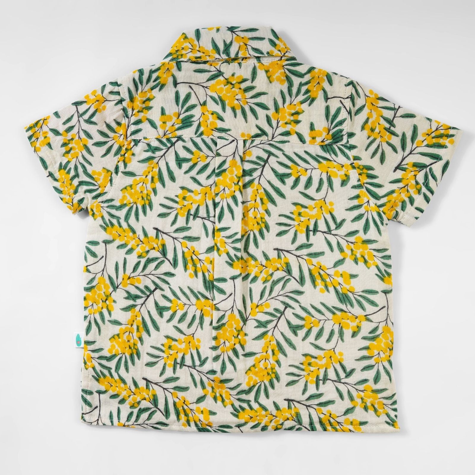 Greendeer Nature Print Half Sleeve Shirt