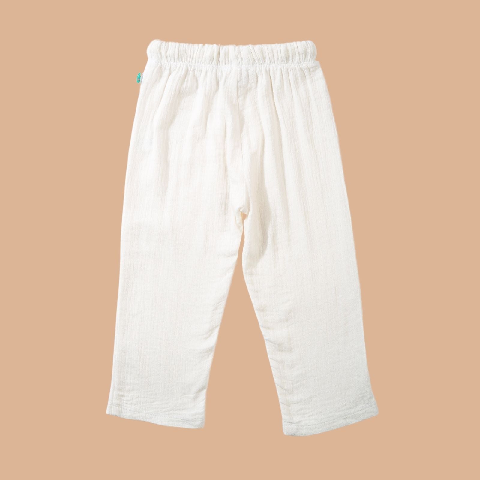 Greendeer White Shirt Cotton Cord Set