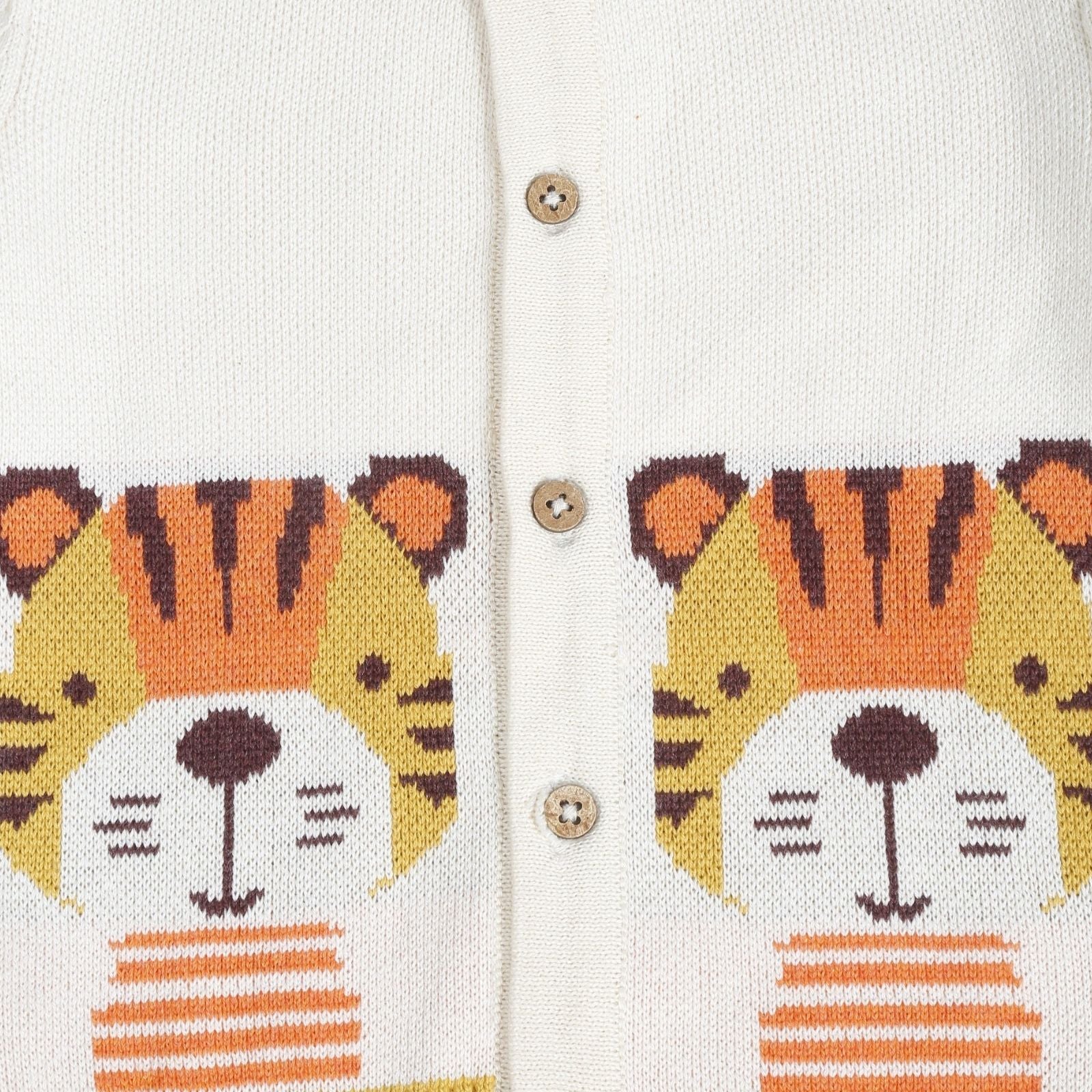 Greendeer Delighted Lion,  Sunny Fox & Adorable Tiger 100% Cotton Sweater Set of 3