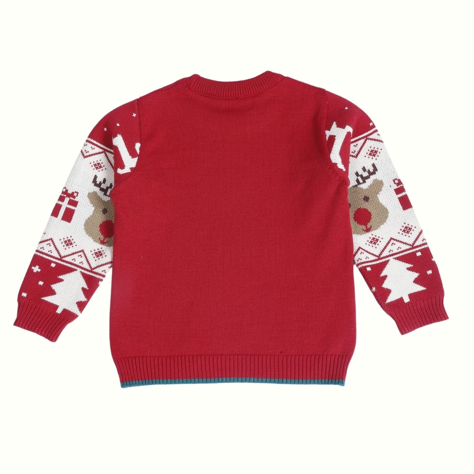 Greendeer Jaunty Reindeer & Joyful Reindeer 100% Cotton Sweater Set of 2