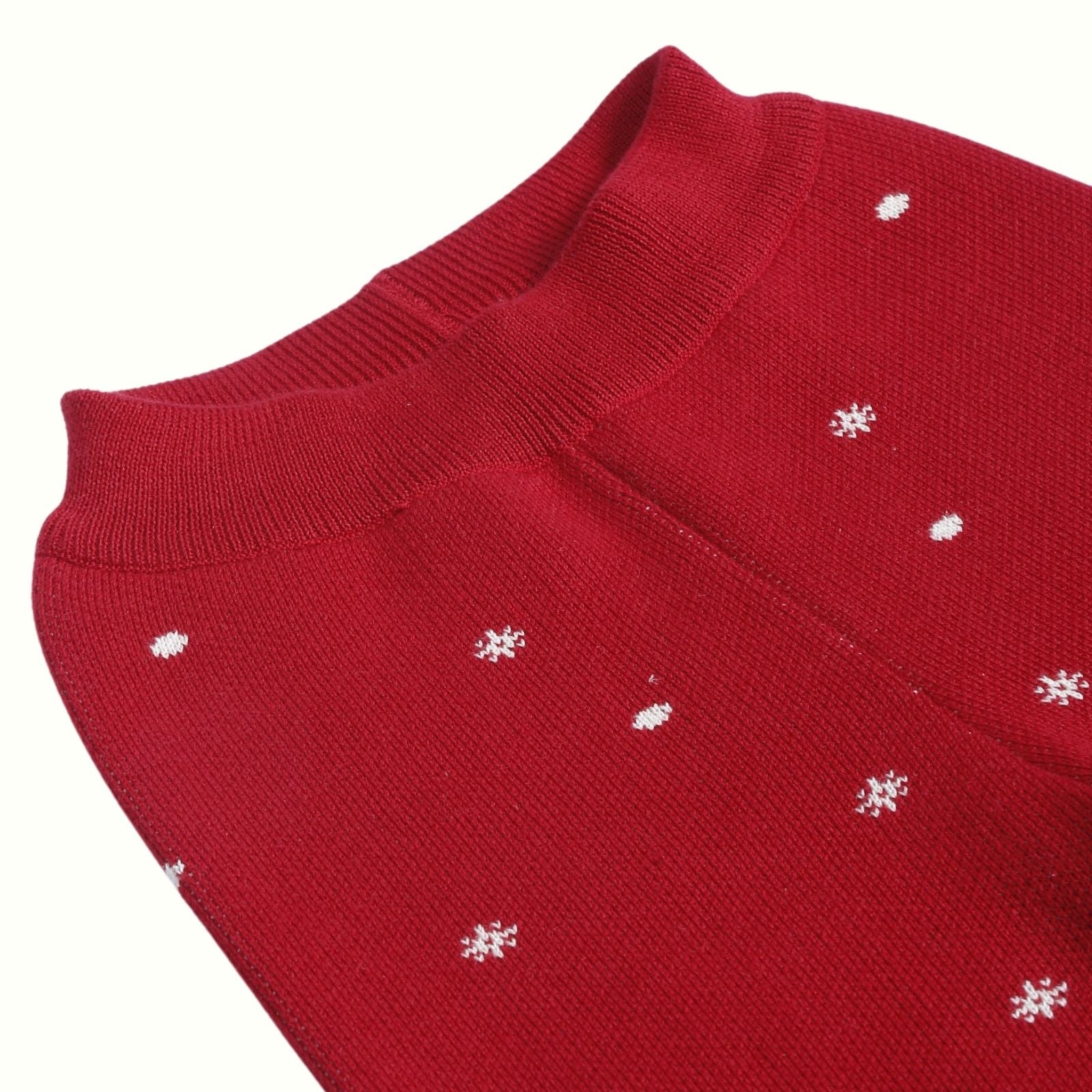 Greendeer Santa & Joyful Reindeer 100% Cotton Sweater with Red Lower Set of 3