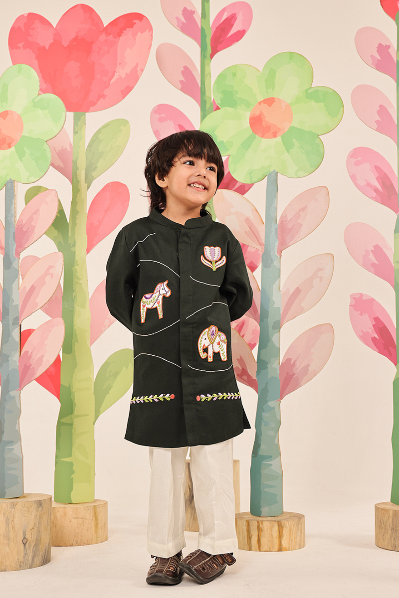 Bloom Parade Achkan 3pcs Set
