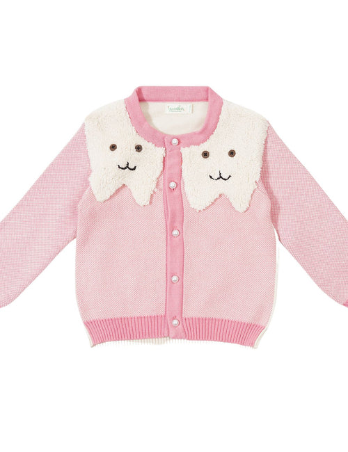 Wiskers Jacquard Sweater - Pink 